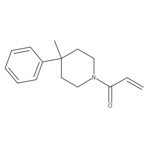 1-(4-Methyl-4-phenylpiperidin-1-yl)prop-2-en-1-one Structure