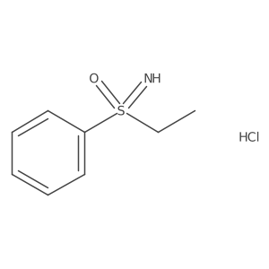 Ethyl(imino)phenyl-lambda6-sulfanone hydrochloride Structure