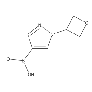 (1-(Oxetan-3-yl)-1H-pyrazol-4-yl)boronic acid Structure