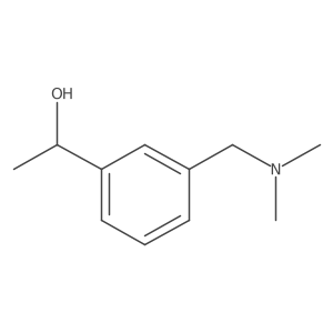 (1S)-1-{3-[(dimethylamino)methyl]phenyl}ethan-1-ol结构式