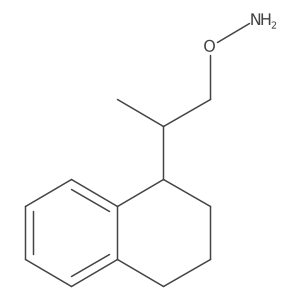 O-[2-(1,2,3,4-tetrahydronaphthalen-1-yl)propyl]hydroxylamine结构式