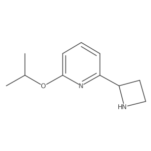 2-(Azetidin-2-yl)-6-(propan-2-yloxy)pyridine Structure
