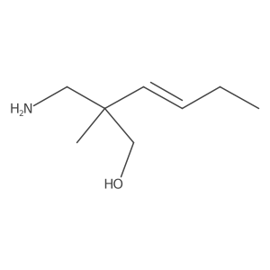 2-(Aminomethyl)-2-methylhex-3-en-1-ol Structure