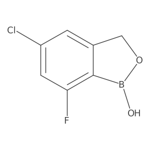 5-Chloro-7-fluorobenzo[c][1,2]oxaborol-1(3H)-ol Structure