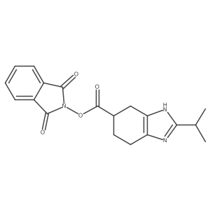 1,3-dioxo-2,3-dihydro-1H-isoindol-2-yl 2-(propan-2-yl)-4,5,6,7-tetrahydro-1H-1,3-benzodiazole-5-carboxylate Structure