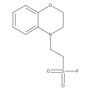 2-(2,3-Dihydro-1,4-benzoxazin-4-yl)ethanesulfonyl fluoride结构式
