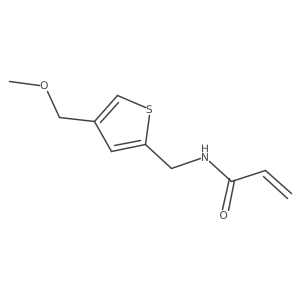 N-[[4-(Methoxymethyl)thiophen-2-yl]methyl]prop-2-enamide Structure