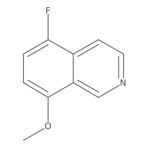 5-Fluoro-8-methoxyisoquinoline Structure