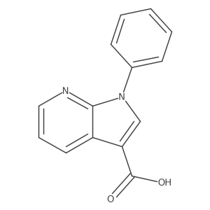 1-Phenyl-1H-pyrrolo[2,3-B]pyridine-3-carboxylic acid Structure