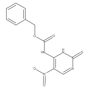 benzyl N-(5-nitro-2-sulfanylpyrimidin-4-yl)carbamate结构式