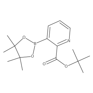 Tert-butyl 3-(4,4,5,5-tetramethyl-1,3,2-dioxaborolan-2-yl)picolinate Structure