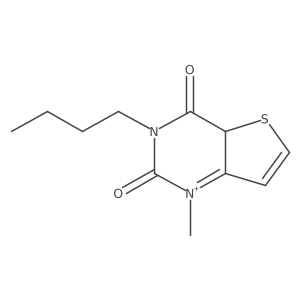3-butyl-1-methyl-4aH-thieno[3,2-d]pyrimidin-1-ium-2,4-dione结构式