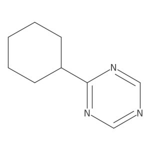 2-Cyclohexyl-1,3,5-triazine结构式