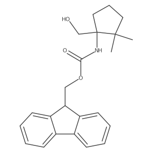 (9H-fluoren-9-yl)methyl N-[1-(hydroxymethyl)-2,2-dimethylcyclopentyl]carbamate Structure