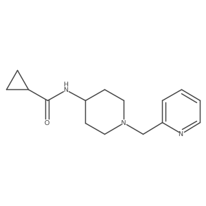 O=C(NC1CCN(Cc2ccccn2)CC1)C1CC1结构式