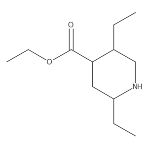 ethyl 2,5-diethylpiperidine-4-carboxylate Structure