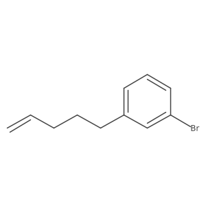 5-(3-Bromophenyl)-1-pentene结构式