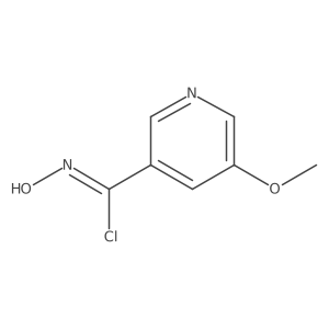 N-Hydroxy-5-methoxypyridine-3-carbimidoyl Chloride Structure