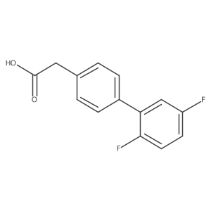 2',5'-Difluoro-biphenyl-4-acetic acid Structure