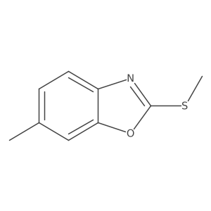 6-Methyl-2-(methylsulfanyl)-1,3-benzoxazole Structure