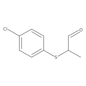 2-[(4-Chlorophenyl)sulfanyl]propanal结构式