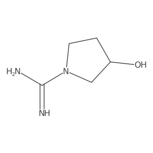 3-Hydroxypyrrolidine-1-carboximidamide结构式