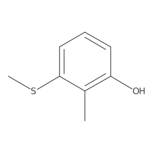 2-Methyl-3-(methylthio)phenol Structure