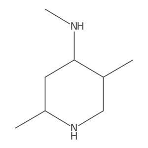 N,2,5-Trimethyl-4-piperidinamine Structure