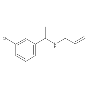 [1-(3-Chlorophenyl)ethyl](prop-2-EN-1-YL)amine Structure