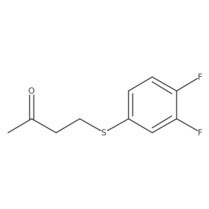 4-[(3,4-Difluorophenyl)sulfanyl]butan-2-one Structure
