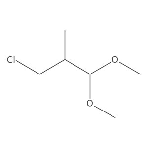 3-Chloro-1,1-dimethoxy-2-methylpropane Structure