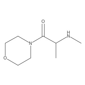 2-(Methylamino)-1-(morpholin-4-yl)propan-1-one结构式