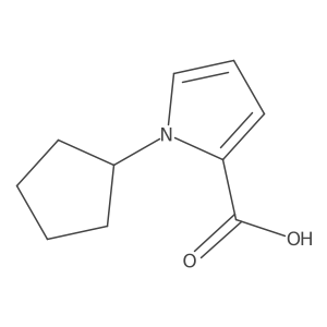 1-cyclopentyl-1H-pyrrole-2-carboxylic acid Structure