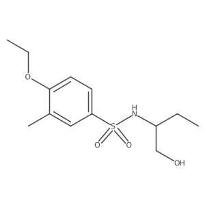 [(4-Ethoxy-3-methylphenyl)sulfonyl](1-ethyl-2-hydroxyethyl)amine Structure