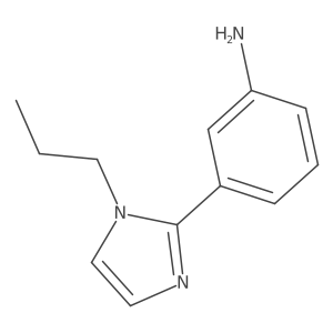 3-(1-propyl-1H-imidazol-2-yl)aniline结构式