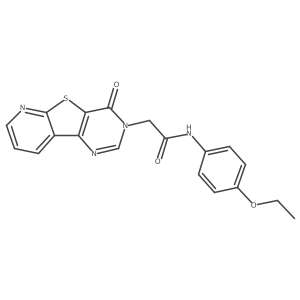 N-(4-ethoxyphenyl)-2-(4-oxopyrido[3',2':4,5]thieno[3,2-d]pyrimidin-3(4H)-yl)acetamide结构式