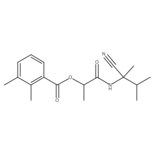 1-[(1-Cyano-1,2-dimethylpropyl)carbamoyl]ethyl 2,3-dimethylbenzoate Structure