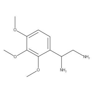 (1S)-1-(2,3,4-Trimethoxyphenyl)ethane-1,2-diamine Structure
