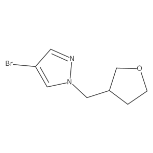 4-bromo-1-(oxolan-3-ylmethyl)-1H-pyrazole Structure