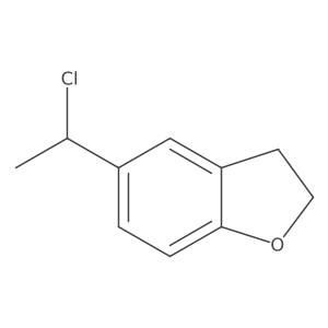 5-(1-Chloroethyl)-2,3-dihydrobenzofuran结构式