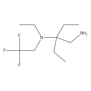 N2,2-Diethyl-N2-(2,2,2-trifluoroethyl)-1,2-butanediamine结构式