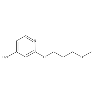 2-(3-Methoxypropoxy)pyridin-4-amine Structure