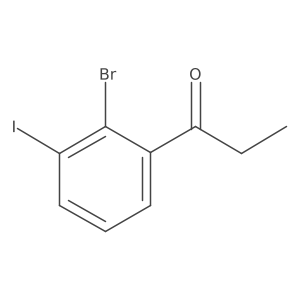 1-(2-Bromo-3-iodophenyl)-1-propanone结构式