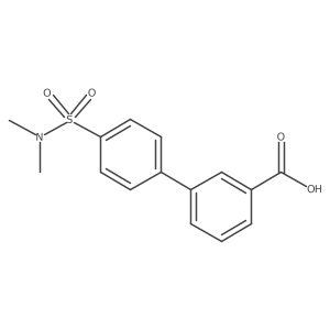 3-(4-N,N-Dimethylsulfamoylphenyl)benzoic acid结构式