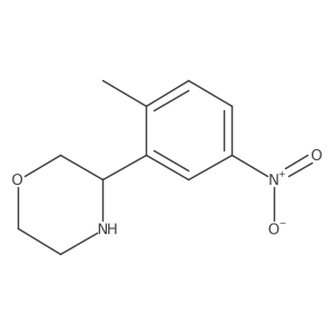 3-(2-Methyl-5-nitrophenyl)morpholine Structure