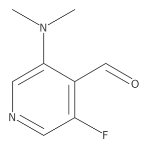 3-(Dimethylamino)-5-fluoropyridine-4-carbaldehyde Structure