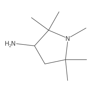 1,2,2,5,5-Pentamethylpyrrolidin-3-amine结构式