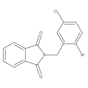 2-(2-Bromo-5-chlorobenzyl)isoindole-1,3-dione Structure