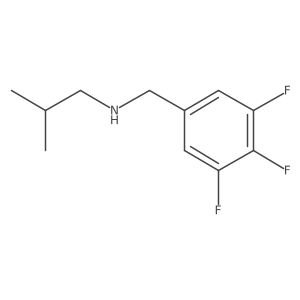 (2-Methylpropyl)[(3,4,5-trifluorophenyl)methyl]amine结构式