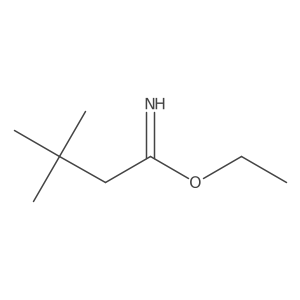 Ethyl 3,3-dimethylbutanimidate结构式